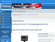 Tablet Screenshot of borescopes.us.com